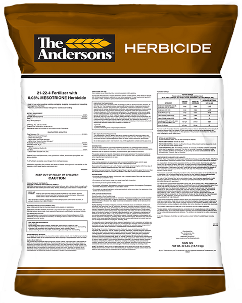 21-22-4 .08 Mesotrione - 40 lb Bag - Fertilizer